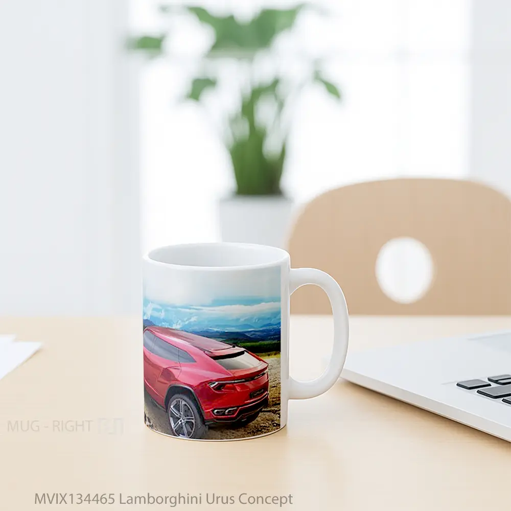 Mug Lamborghini Urus Concept Cangkir Mobil - All-side / Desain