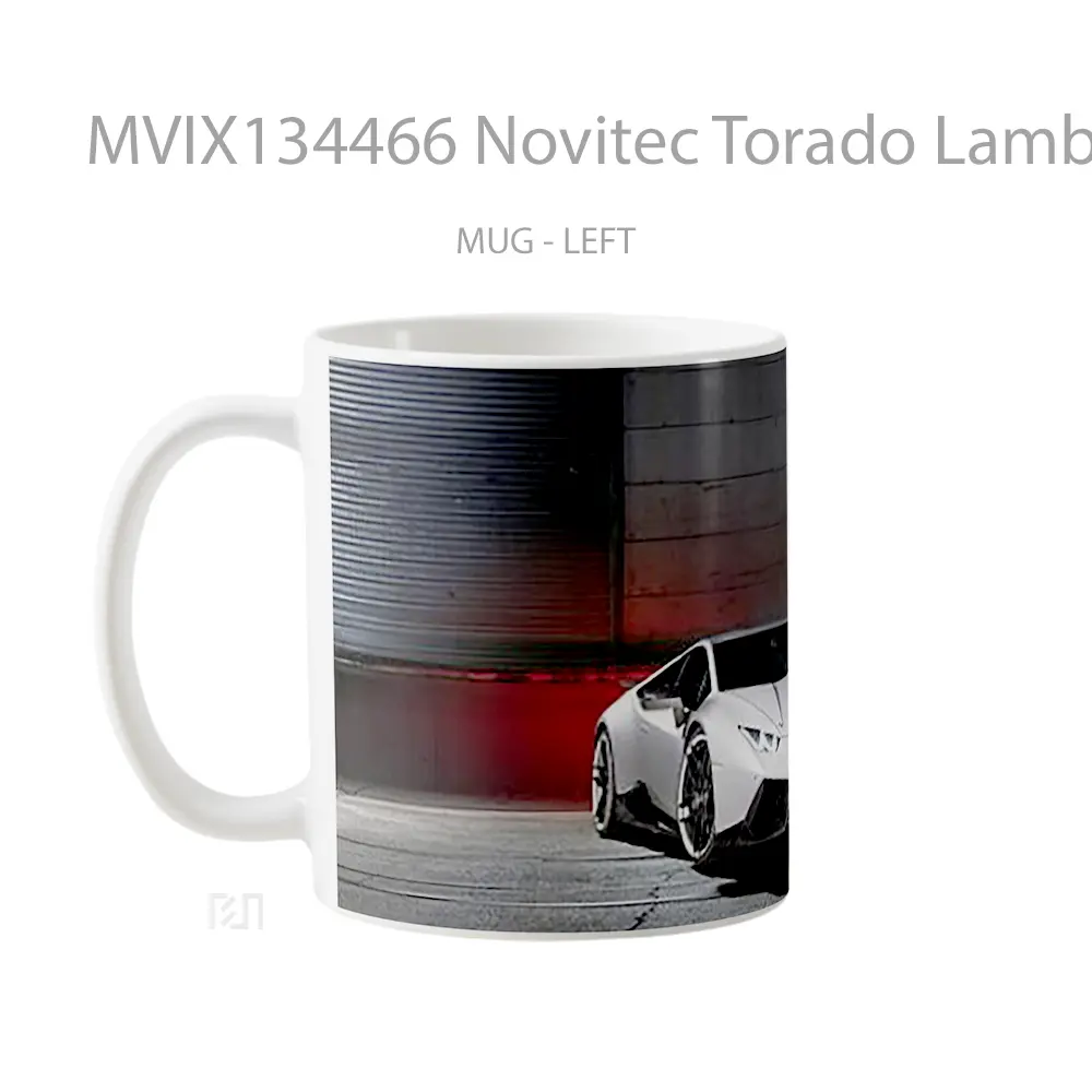 Mug Novitec Torado Lamborghini Huracan Cangkir Mobil - All-side / Desain