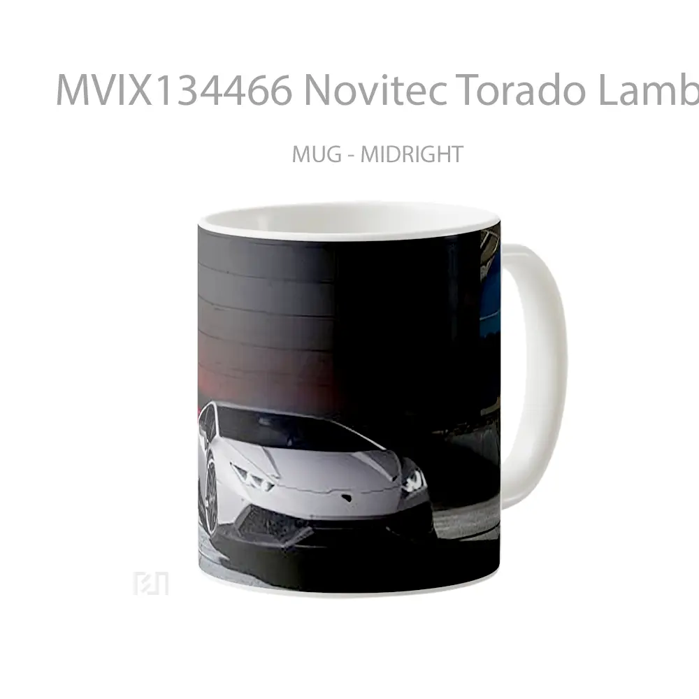 Mug Novitec Torado Lamborghini Huracan Cangkir Mobil - All-side / Desain