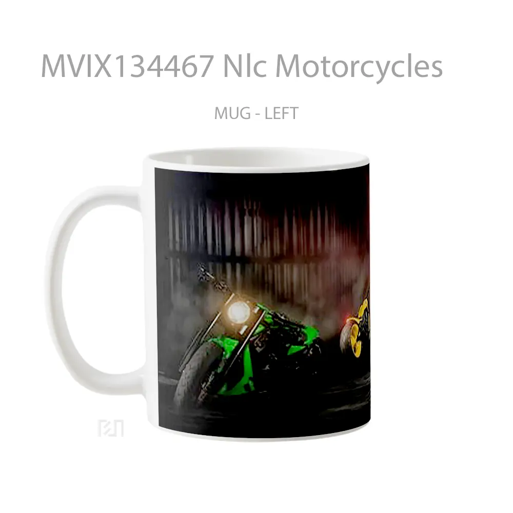 Mug Nlc Motorcycles Gelas Keramik Unik - All-side / Desain