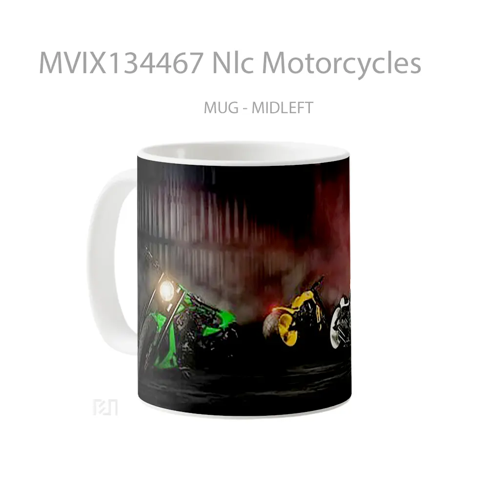 Mug Nlc Motorcycles Gelas Keramik Unik - All-side / Desain