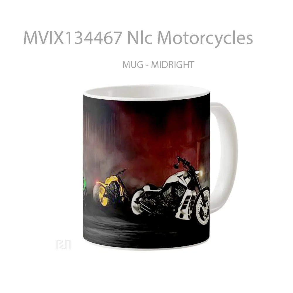 Mug Nlc Motorcycles Gelas Keramik Unik - All-side / Desain