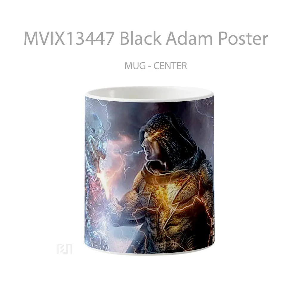 Mug Black Adam Poster Gelas Keramik Unik
