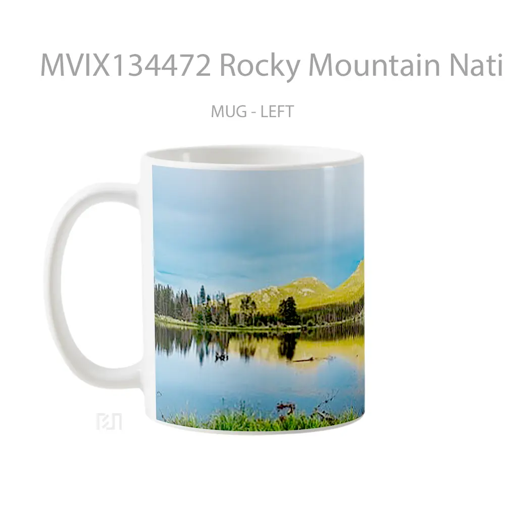 Mug Rocky Mountain National Park Gelas Pemandangan Alam - All-side / Desain
