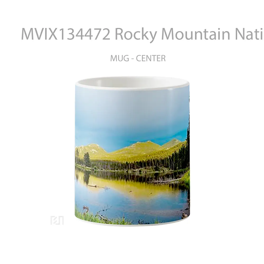 Mug Rocky Mountain National Park Gelas Pemandangan Alam