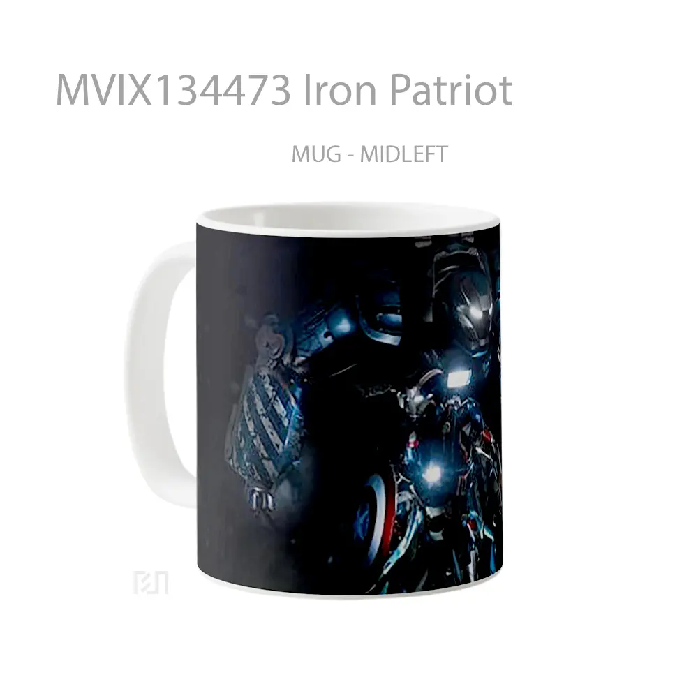 Mug Iron Patriot Gelas Keramik Unik - All-side / Desain
