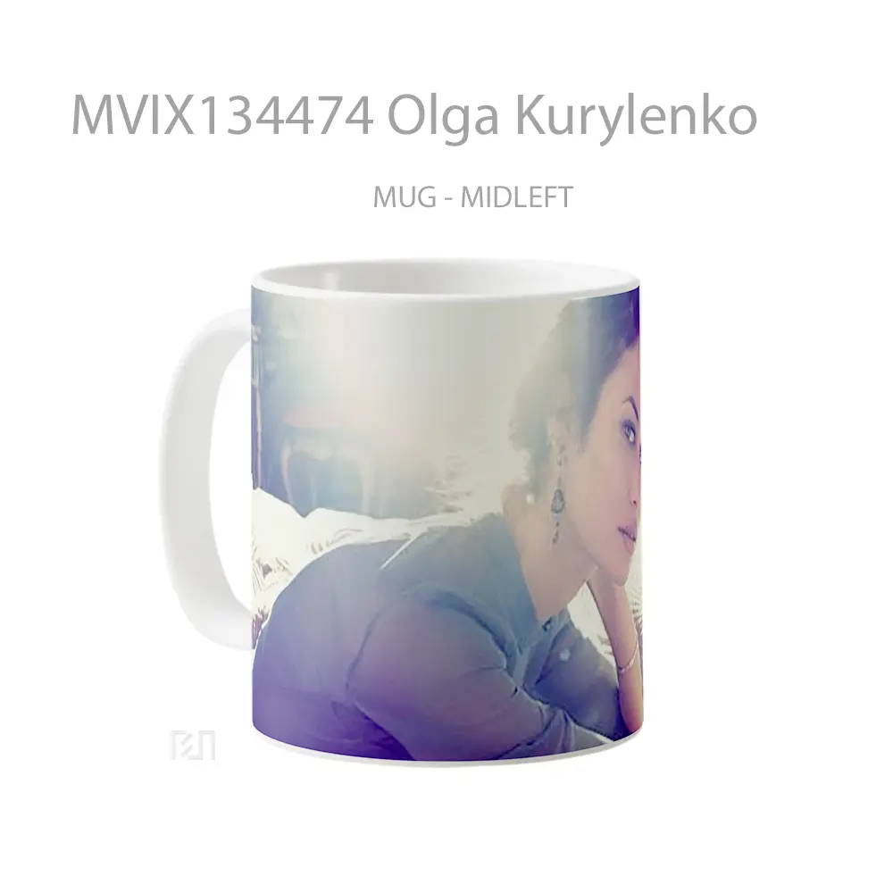 Mug Olga Kurylenko Gelas Keramik Unik - All-side / Desain