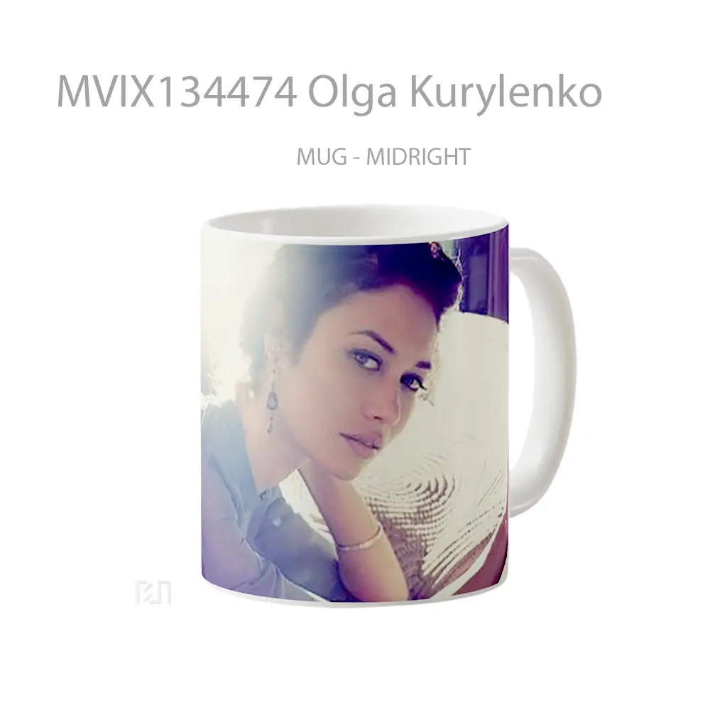 Mug Olga Kurylenko Gelas Keramik Unik - All-side / Desain