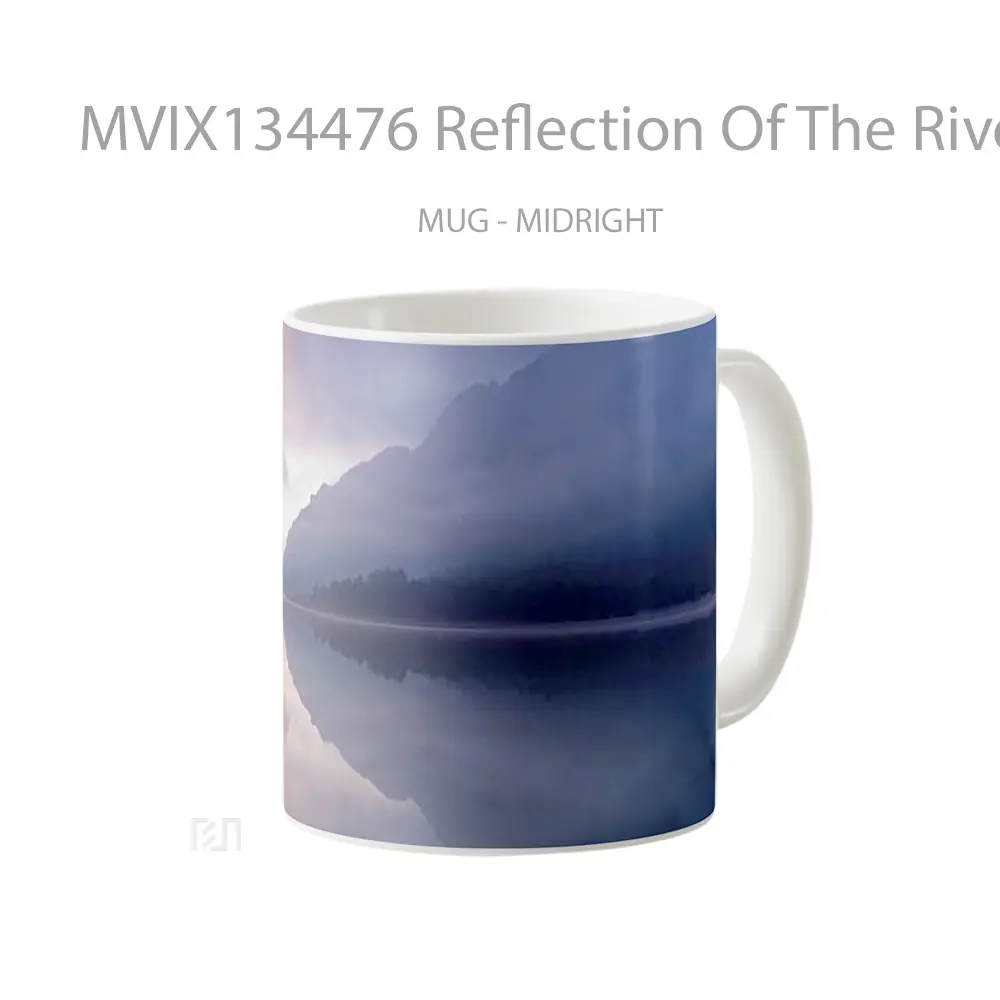 Mug Reflection Of The River Gelas Pemandangan Alam - All-side / Desain