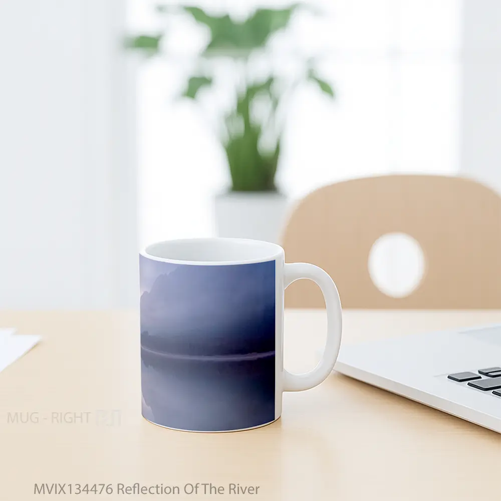 Mug Reflection Of The River Gelas Pemandangan Alam - All-side / Desain