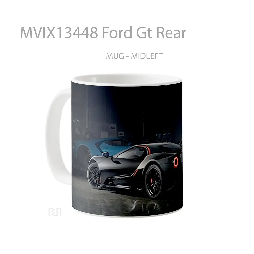 Mug Ford Gt Rear Cangkir Mobil - All-side / Desain