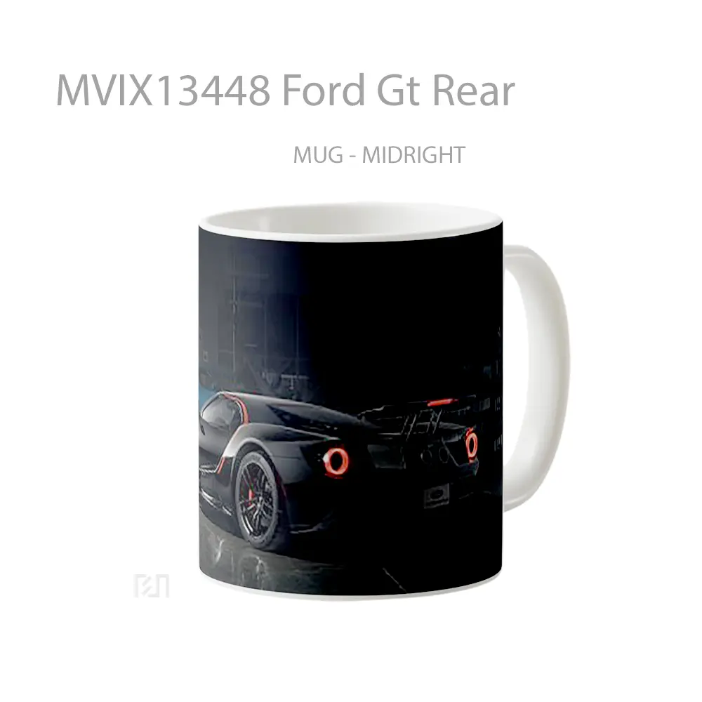 Mug Ford Gt Rear Cangkir Mobil - All-side / Desain