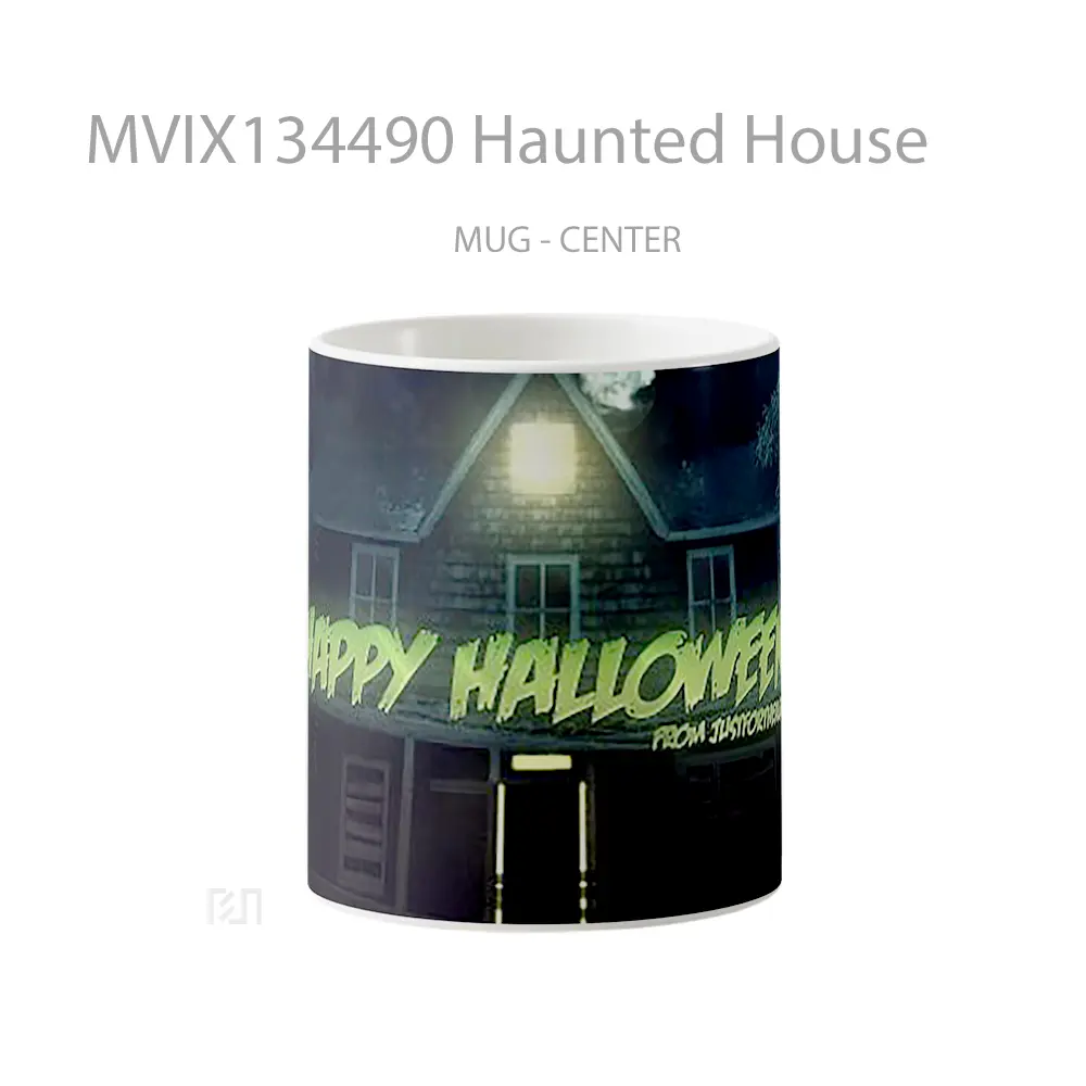 Mug Haunted House Gelas Keramik Unik