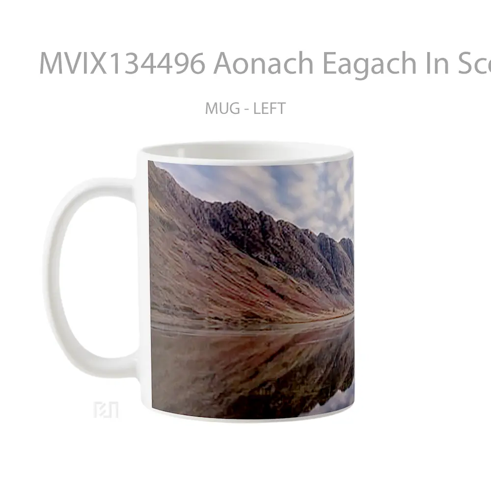 Mug Aonach Eagach In Scotland Gelas Keramik Unik - All-side / Desain