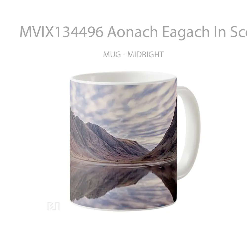 Mug Aonach Eagach In Scotland Gelas Keramik Unik - All-side / Desain