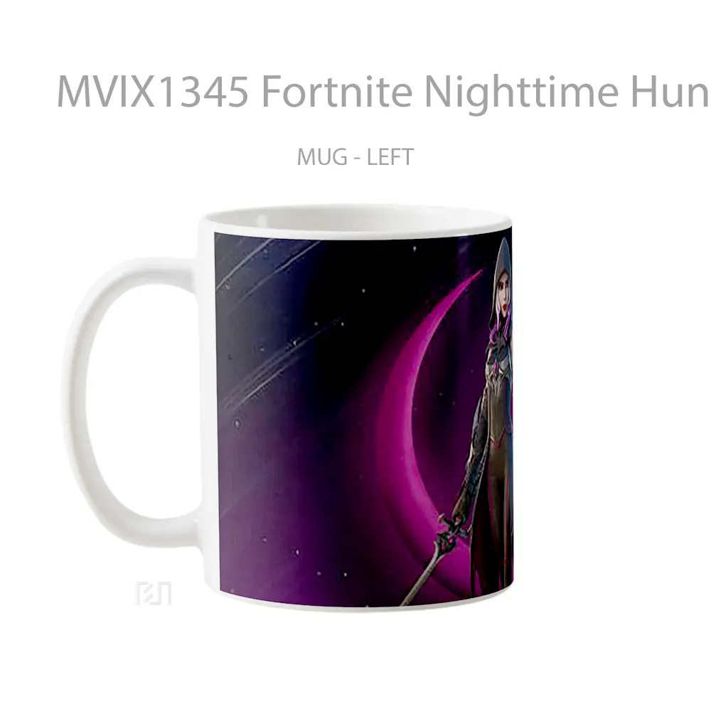 Mug Fortnite Nighttime Huntress Cangkir Gamer - All-side / Desain