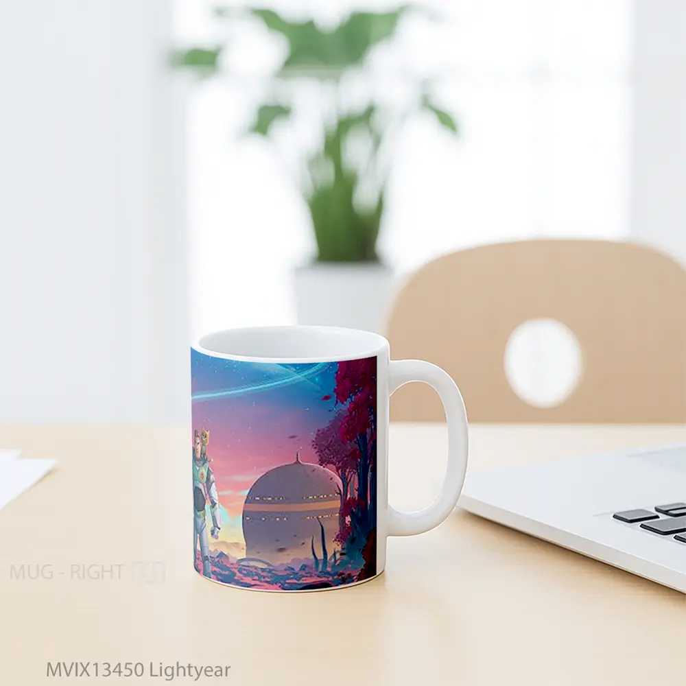 Mug Lightyear Gelas Keramik Unik - All-side / Desain