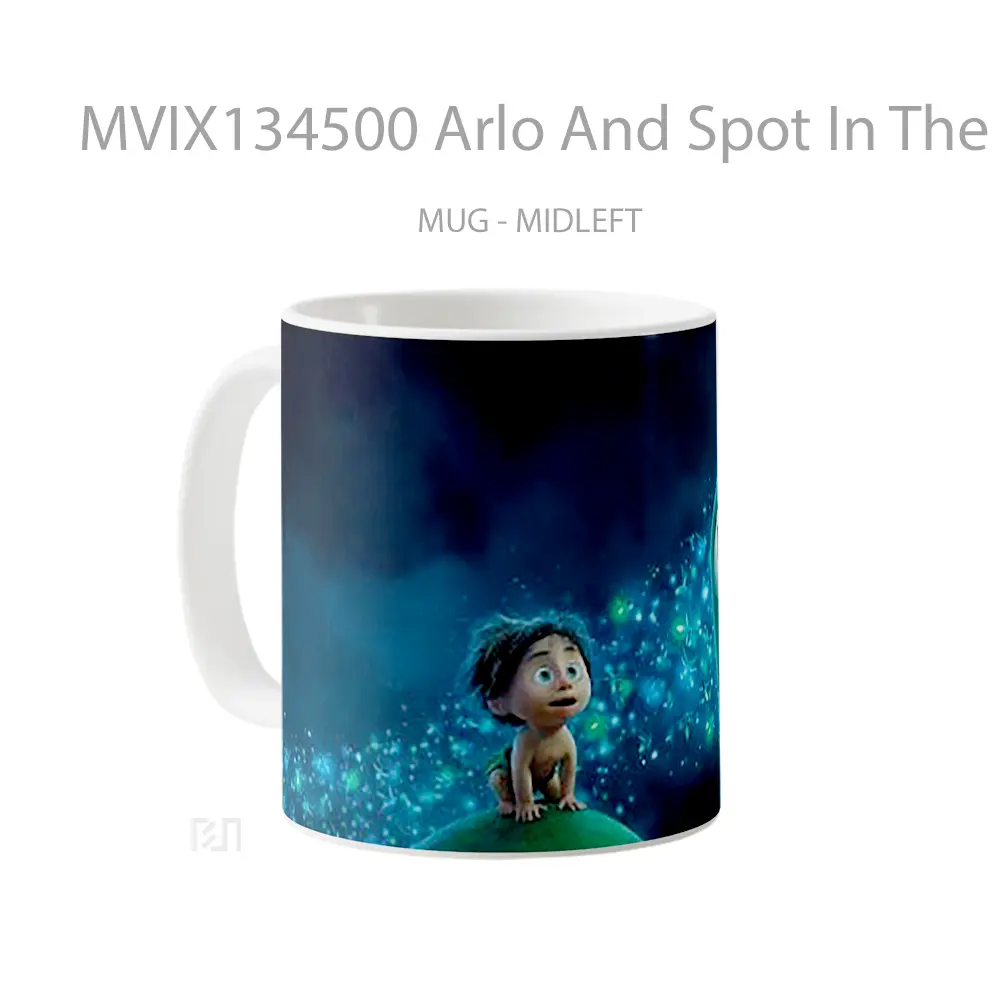 Mug Arlo And Spot In The Great Dinosaur Gelas Keramik Unik - All-side / Desain