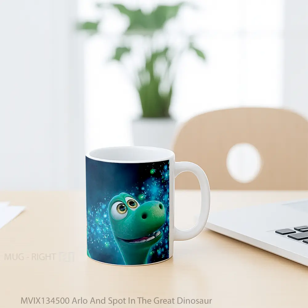 Mug Arlo And Spot In The Great Dinosaur Gelas Keramik Unik - All-side / Desain