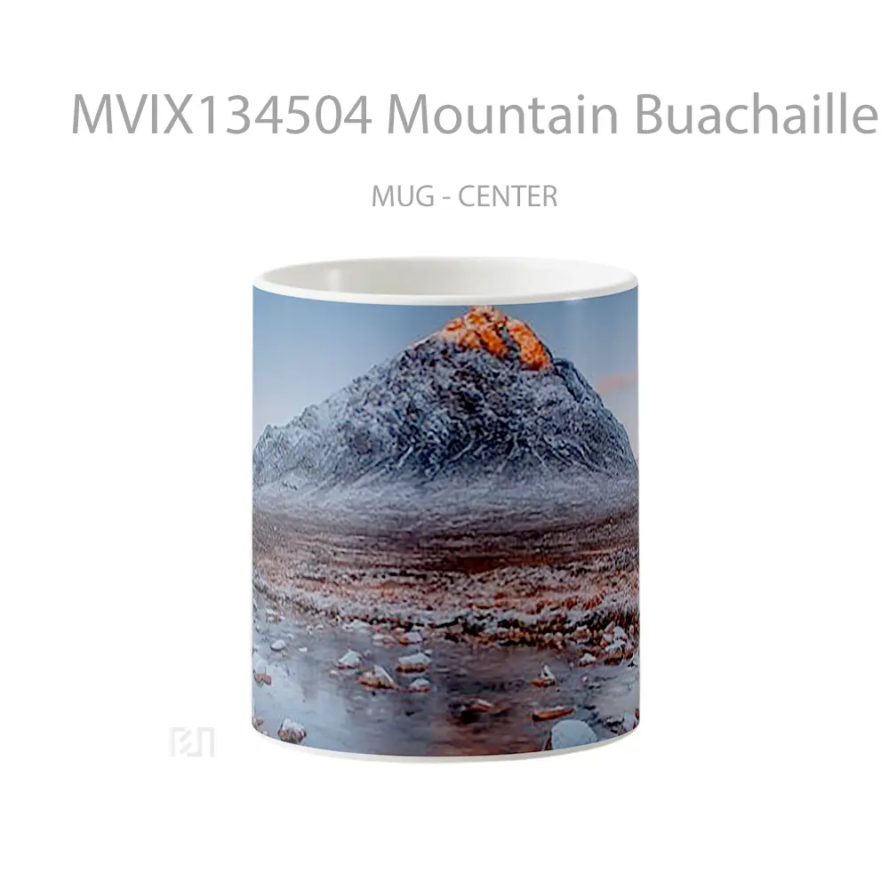 Mug Mountain Buachaille Etive Mor At Sunset Gelas Pemandangan Alam