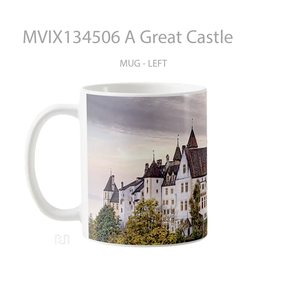 Mug A Great Castle Gelas Keramik Unik - All-side / Desain