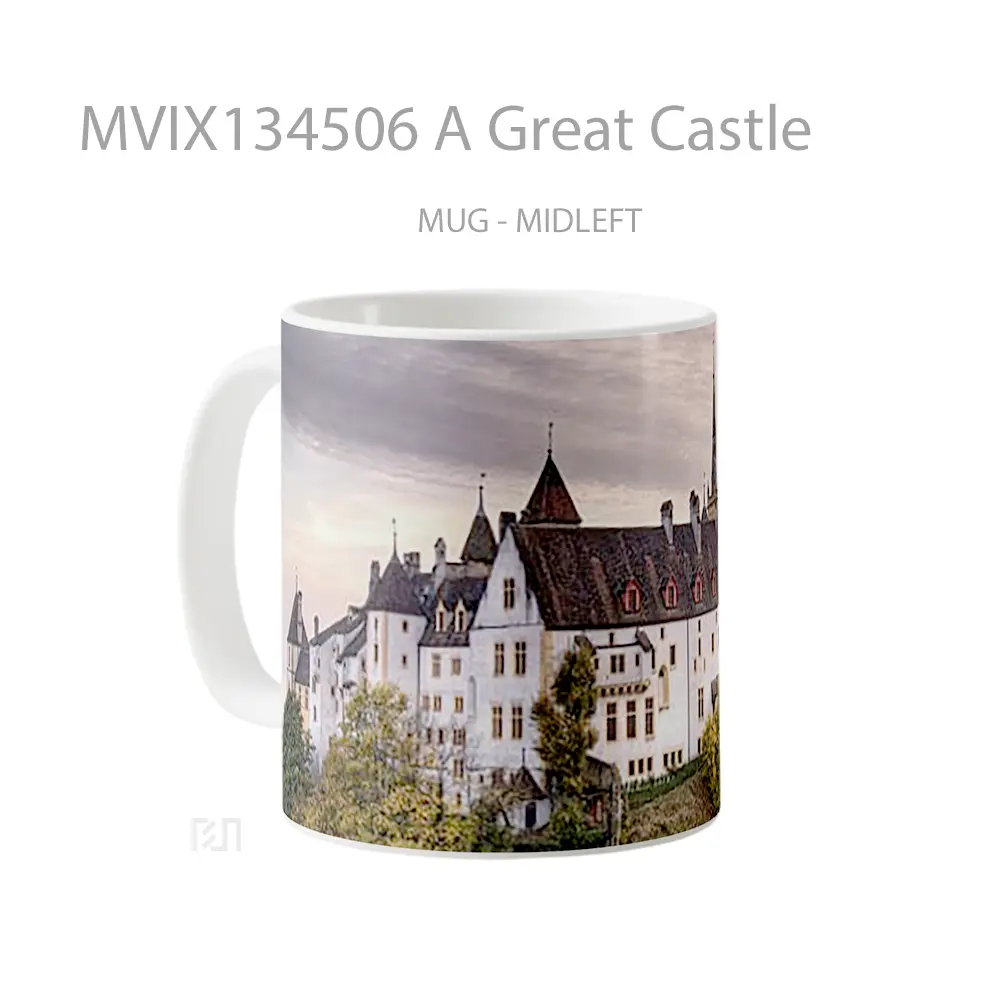 Mug A Great Castle Gelas Keramik Unik - All-side / Desain