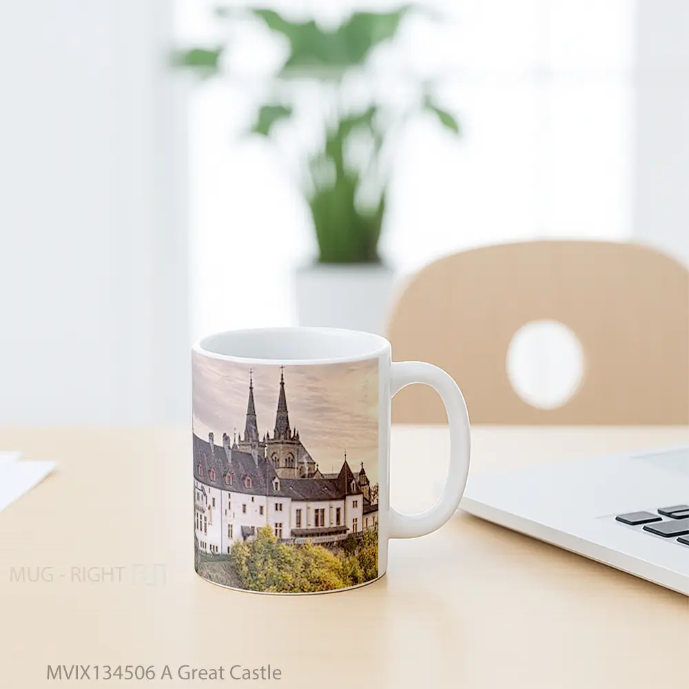 Mug A Great Castle Gelas Keramik Unik - All-side / Desain