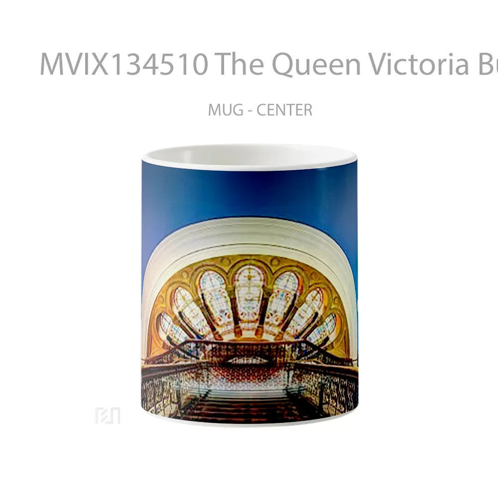 Mug The Queen Victoria Building Inside Gelas Keramik Unik