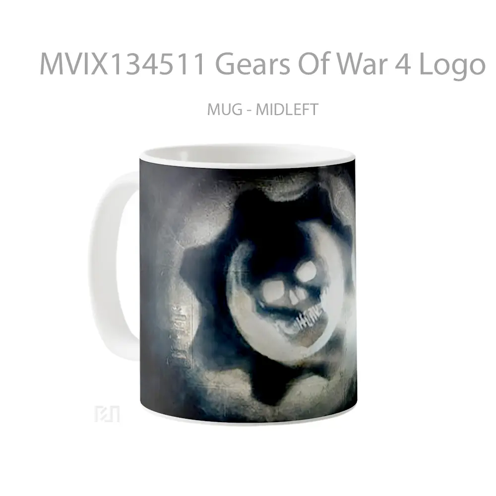 Mug Gears Of War 4 Logo Gelas Keramik Unik - All-side / Desain