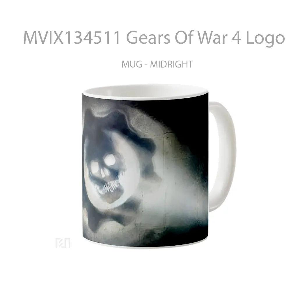 Mug Gears Of War 4 Logo Gelas Keramik Unik - All-side / Desain