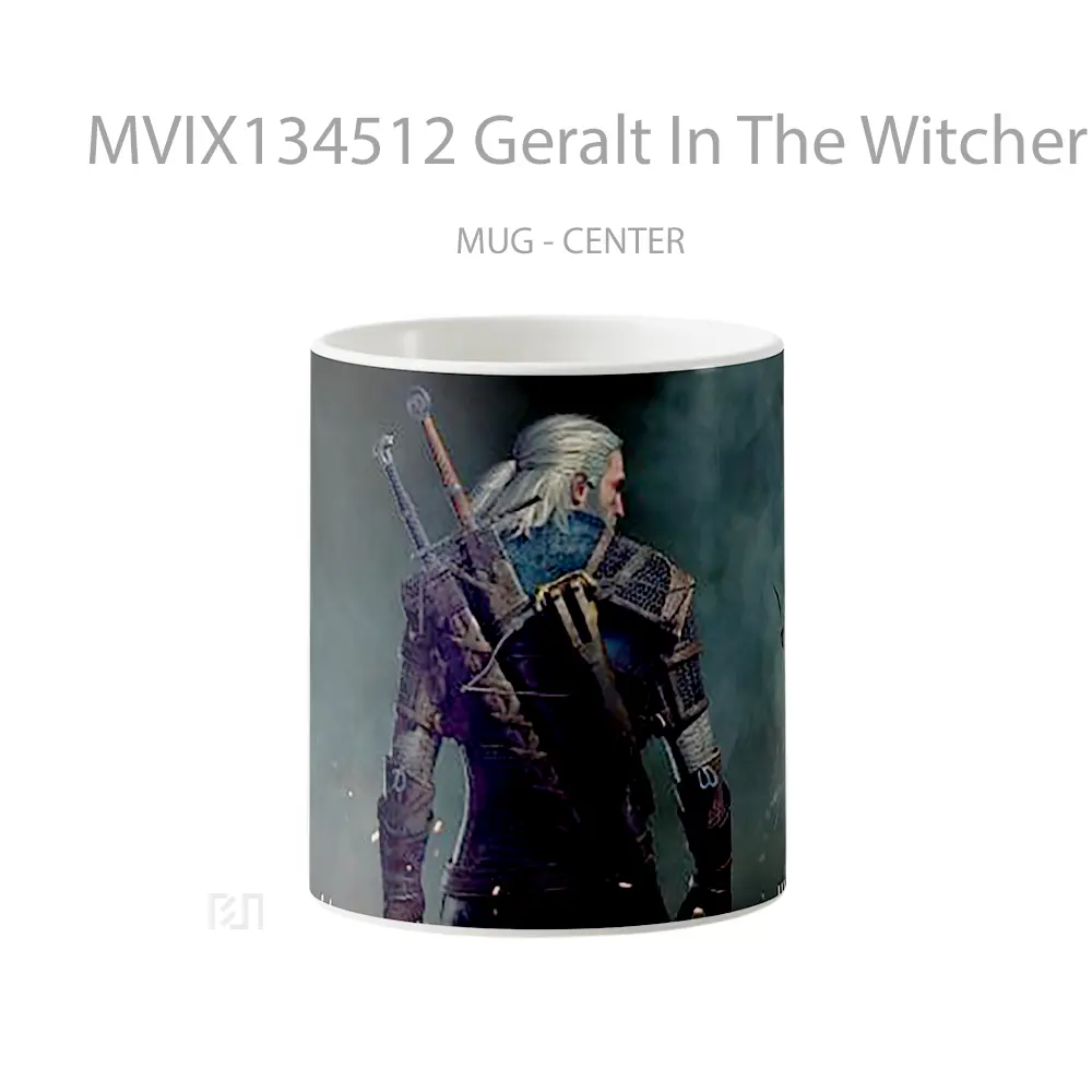 Mug Geralt In The Witcher 3 Gelas Keramik Unik