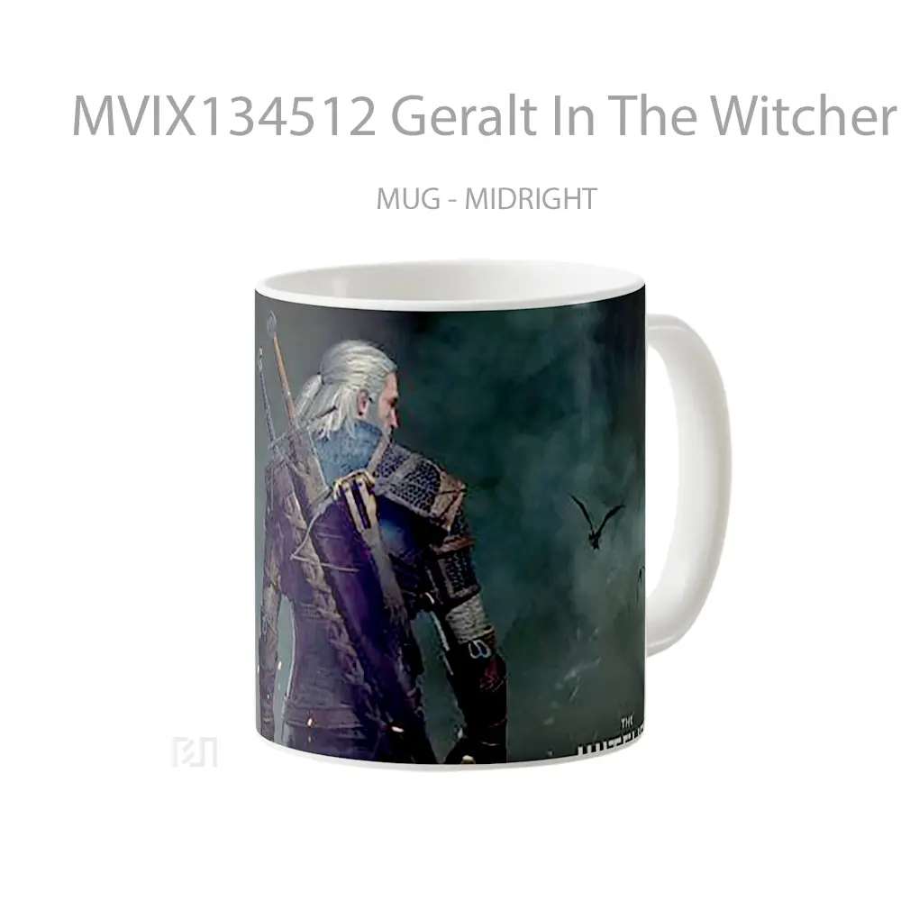 Mug Geralt In The Witcher 3 Gelas Keramik Unik - All-side / Desain