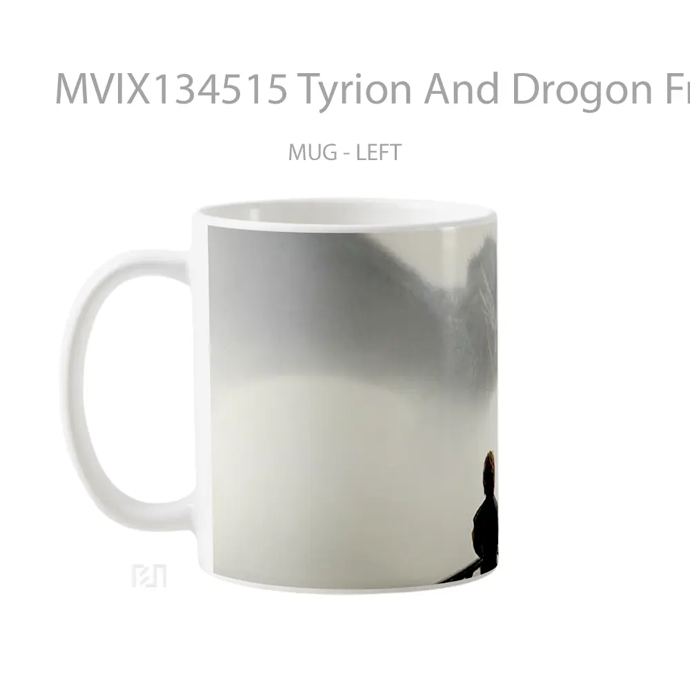 Mug Tyrion And Drogon From Game Of Thrones Cangkir Gamer - All-side / Desain