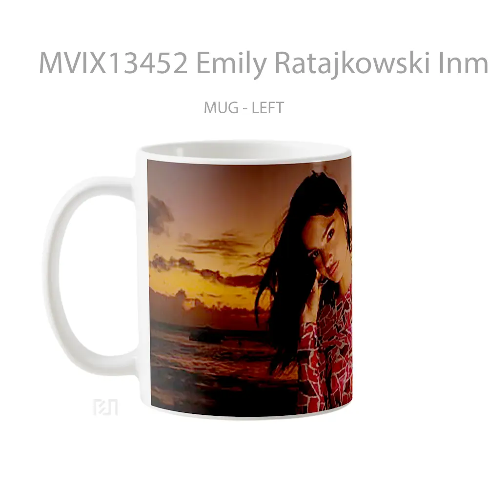 Mug Emily Ratajkowski Inmorata Swim Spring Gelas Keramik Unik - All-side / Desain