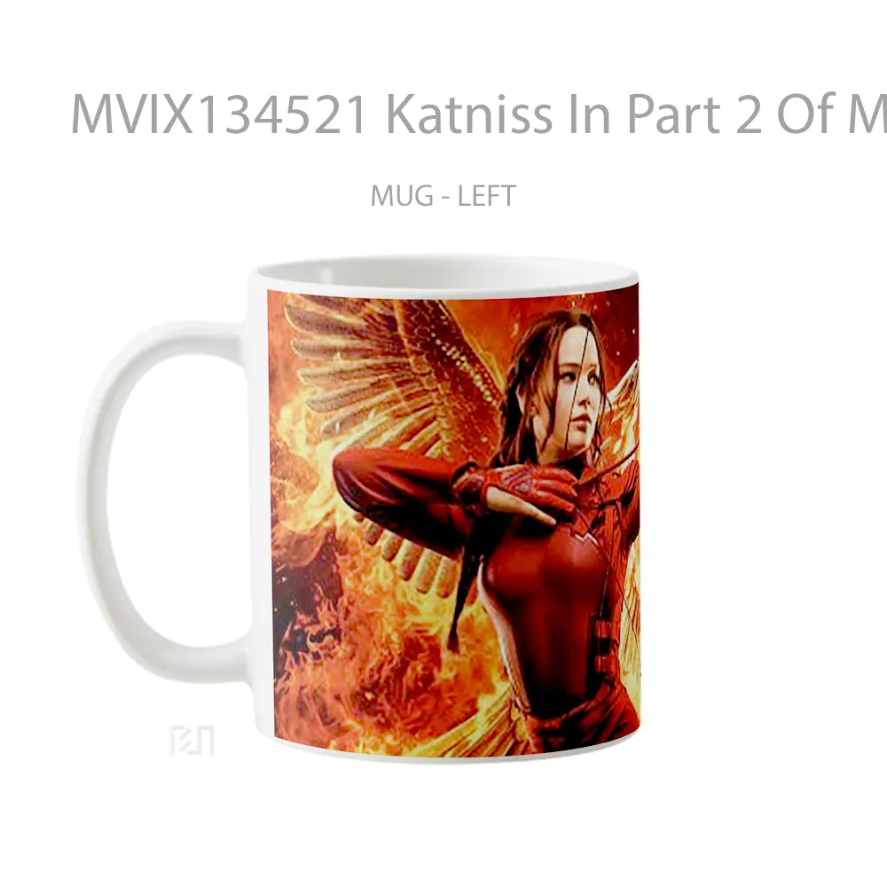 Mug Katniss In Part 2 Of Mockingjay Gelas Keramik Unik - All-side / Desain
