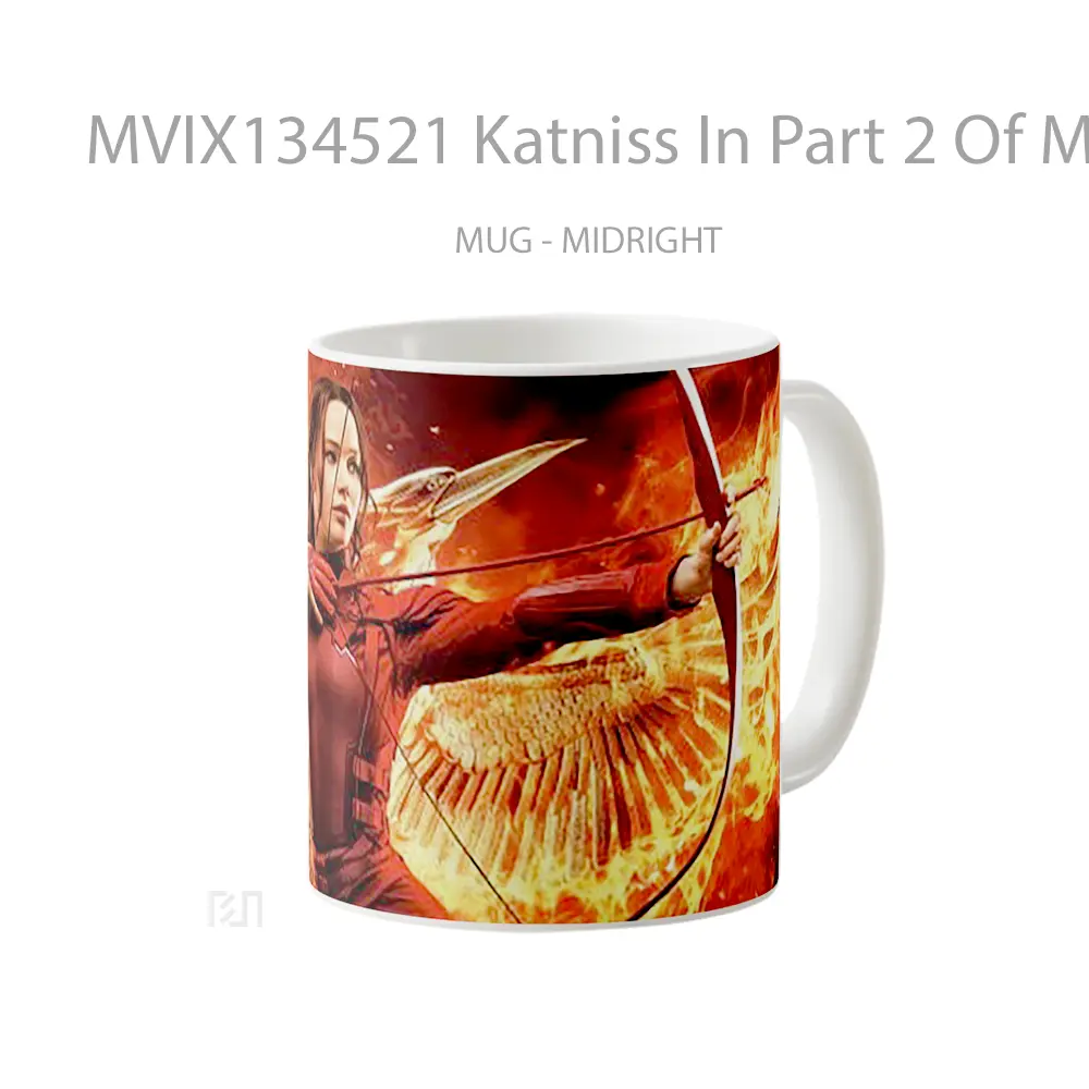 Mug Katniss In Part 2 Of Mockingjay Gelas Keramik Unik - All-side / Desain