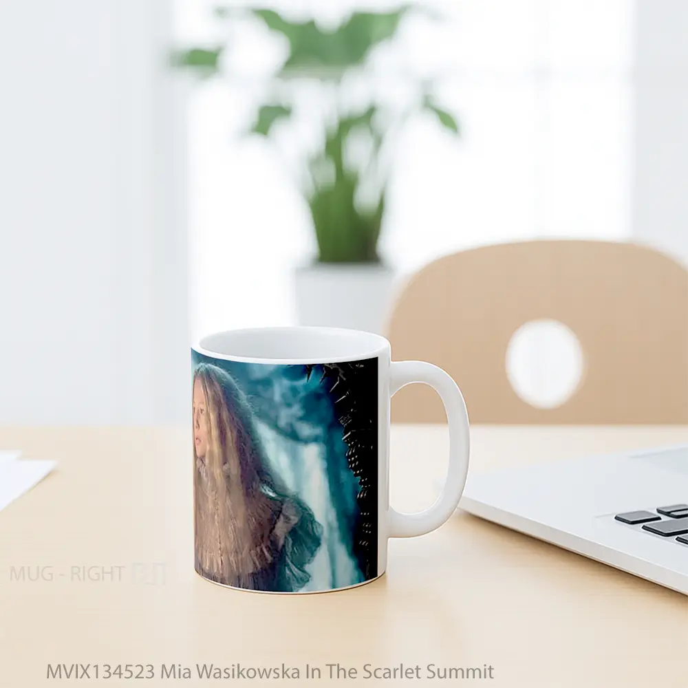 Mug Mia Wasikowska In The Scarlet Summit Gelas Keramik Unik - All-side / Desain