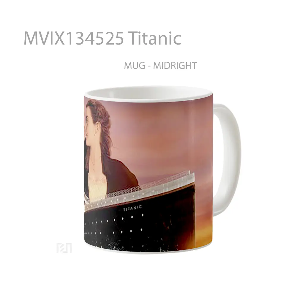 Mug Titanic Gelas Film - All-side / Desain