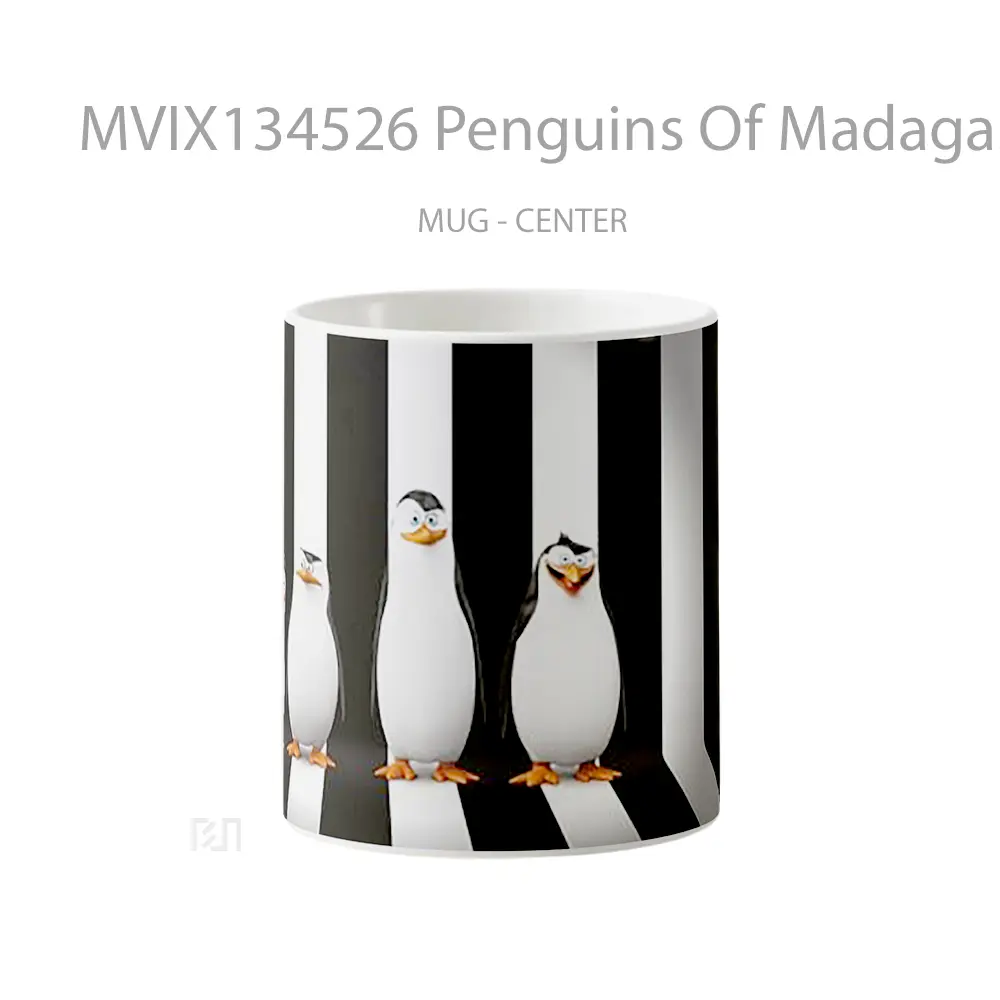 Mug Penguins Of Madagascar V1 Gelas Keramik Unik