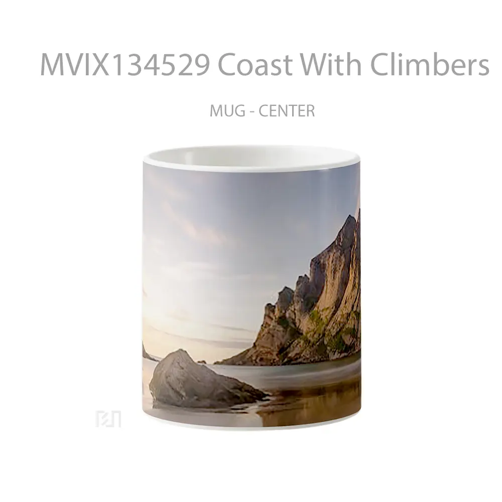 Mug Coast With Climbers Gelas Keramik Unik