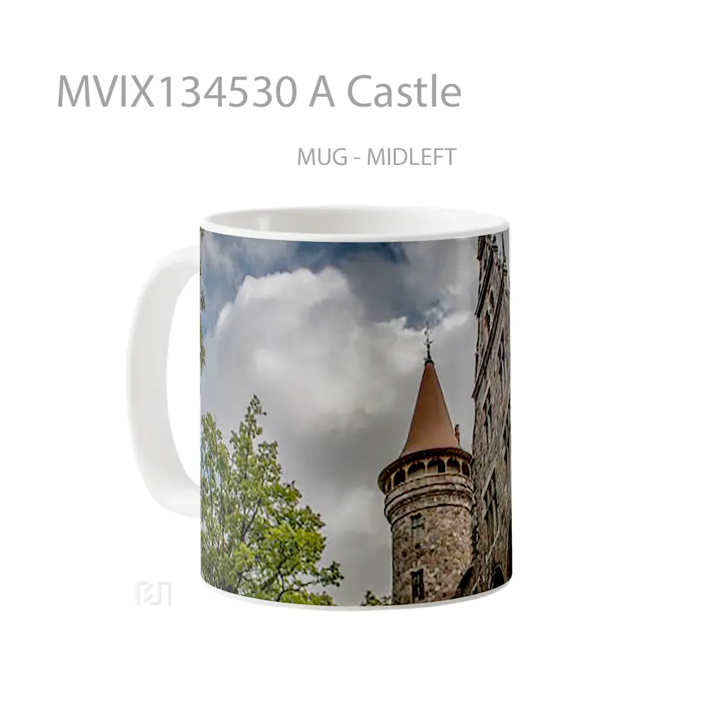Mug A Castle Gelas Keramik Unik - All-side / Desain