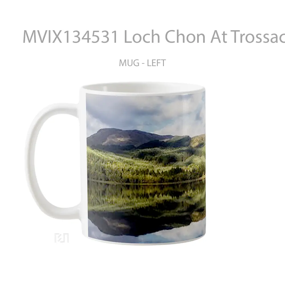 Mug Loch Chon At Trossachs In Scotland Gelas Keramik Unik - All-side / Desain