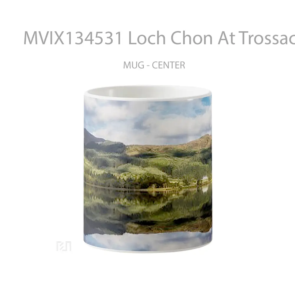 Mug Loch Chon At Trossachs In Scotland Gelas Keramik Unik