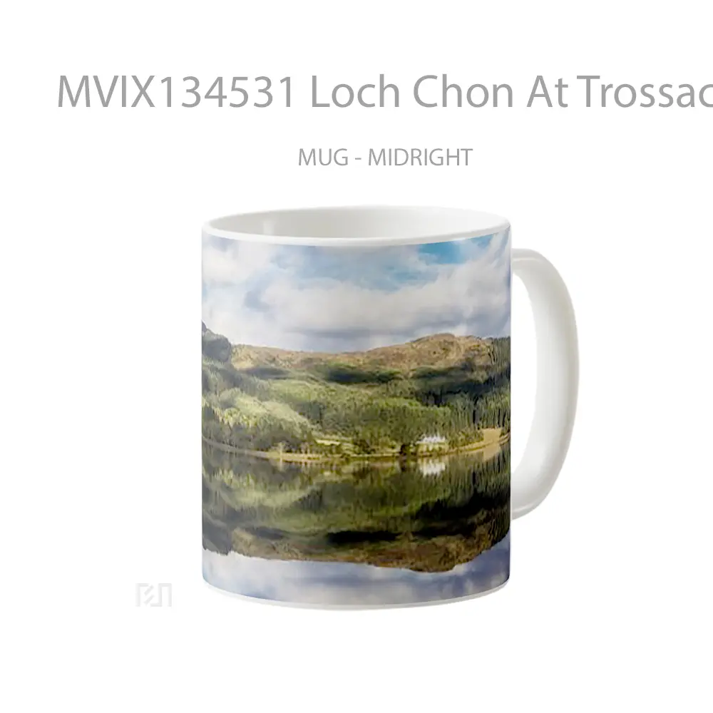 Mug Loch Chon At Trossachs In Scotland Gelas Keramik Unik - All-side / Desain