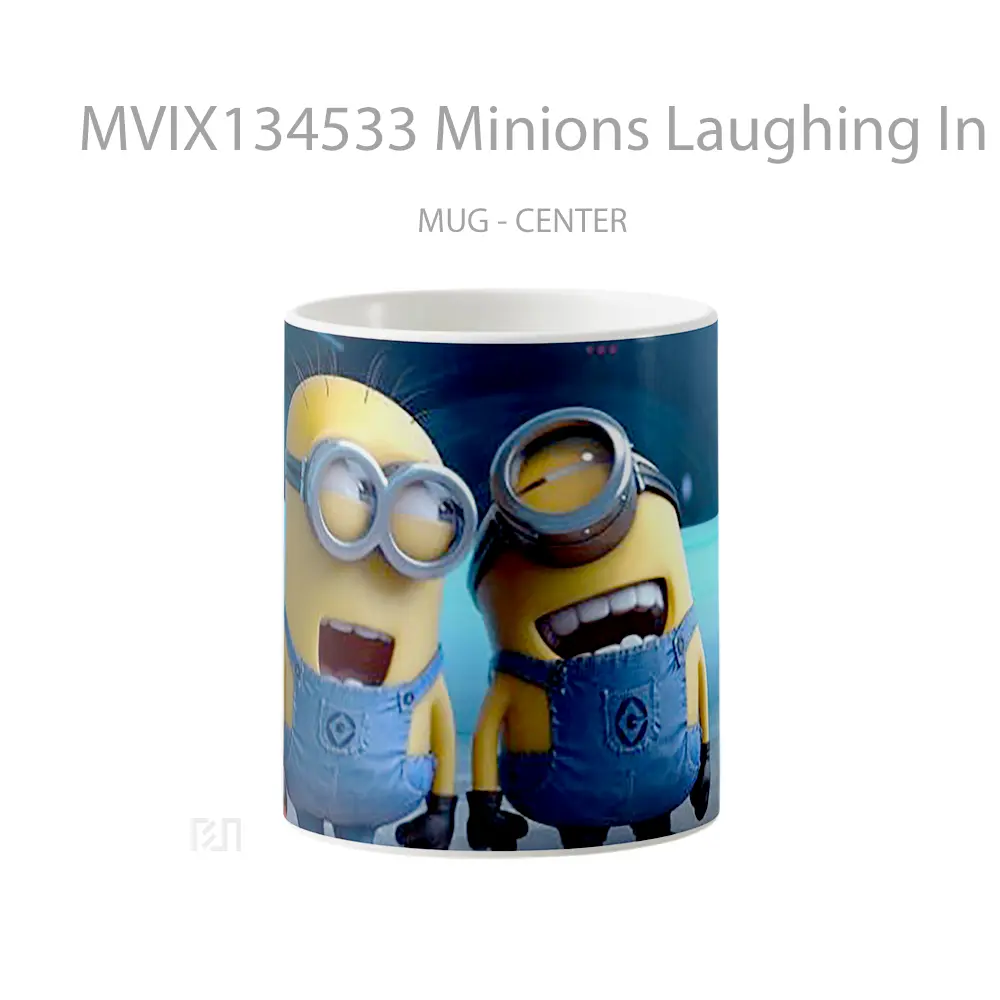 Mug Minions Laughing In My Favorite Villain 2 Gelas Kartun
