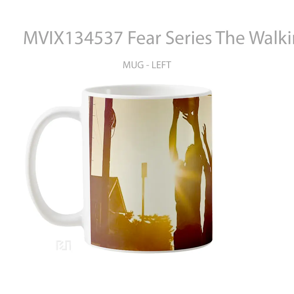 Mug Fear Series The Walking Dead Gelas Keramik Unik - All-side / Desain