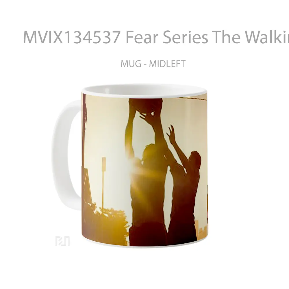Mug Fear Series The Walking Dead Gelas Keramik Unik - All-side / Desain
