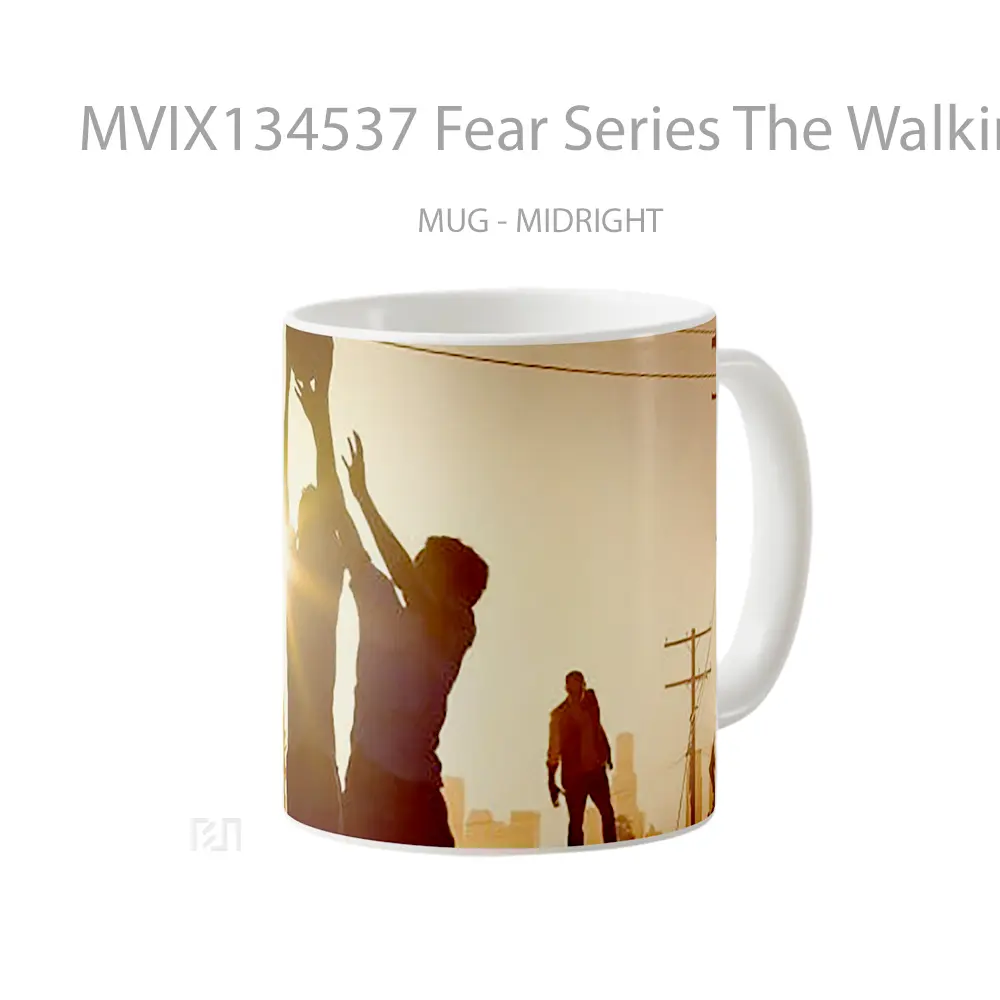 Mug Fear Series The Walking Dead Gelas Keramik Unik - All-side / Desain