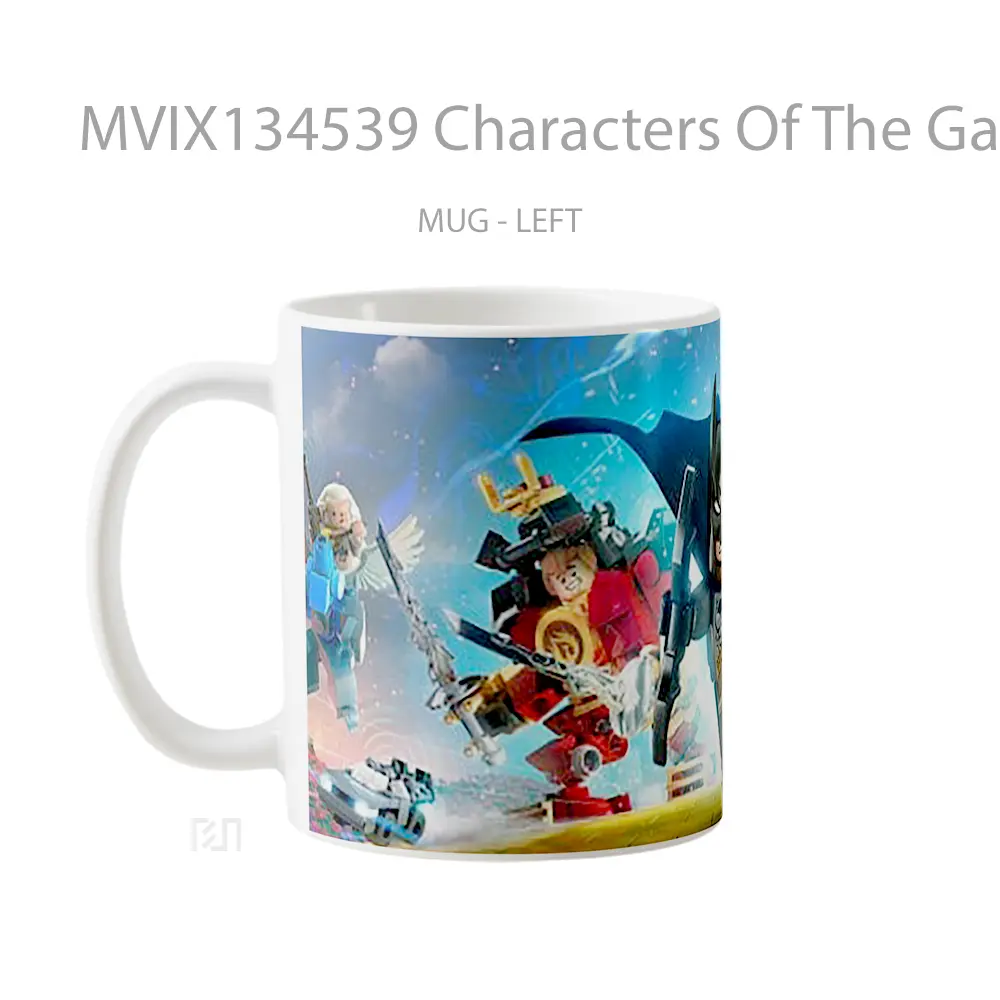 Mug Characters Of The Game Lego Dimensions Cangkir Gamer - All-side / Desain