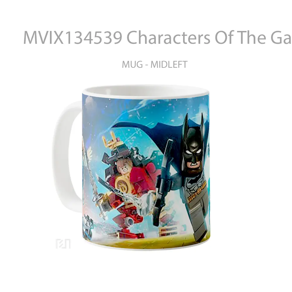 Mug Characters Of The Game Lego Dimensions Cangkir Gamer - All-side / Desain